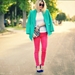 Bright Green Blazer - 