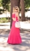 Coral Backless Maxi Dress - 