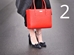 Red Leather Purse - 