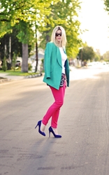 Bright Green Blazer 